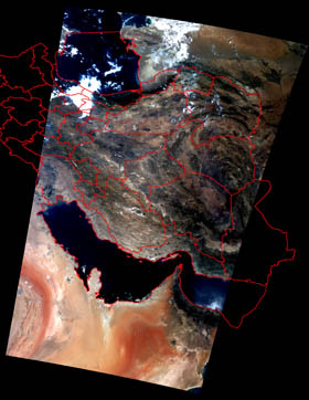 تصویر ماهواره سنتینل-خرداد 1401