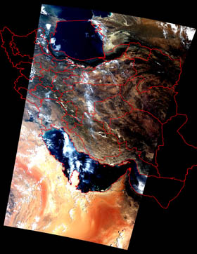 تصویر ماهواره سنتینل-فروردین 1401