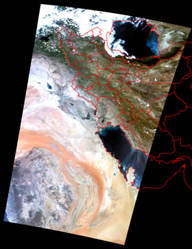 تصویر ماهواره سنتینل-اردیبهشت1401